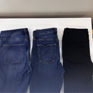 3 PAIRS! Universal Thread & Xhilaration Skinny Jeans High & Med Rises Sz 8 Reg